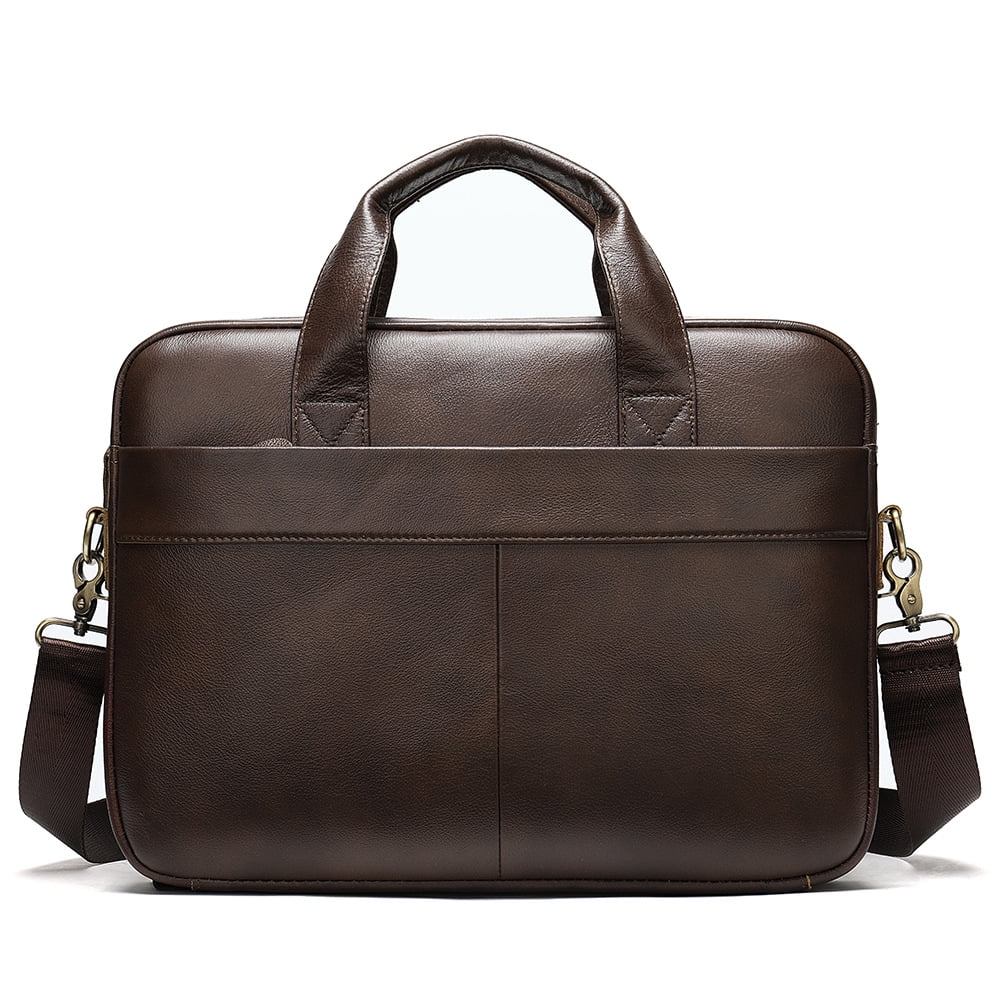 Men's Bag Genuine Leather Men Briefcase for Laptop 14 Inch Messenger