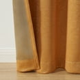 thumbnail image 4 of Mainstays Shimmer Rod Pocket 99% Blackout Curtains, Set of 2, Brown Butter, 37" W x 84" L, 4 of 5