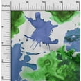 thumbnail image 2 of oneOone Polyester Spandex Medium Blue Fabric Abstract Watercolor Sewing Craft Projects Fabric Prints By Yard 56 Inch Wide, 2 of 4