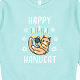 thumbnail image 3 of Inktastic Happy Hanucat with Menorah Toddler Sweatshirt, 3 of 4