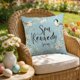 thumbnail image 5 of CaiYueKe Easter Spring Decorative Pillow Cover Floral Bunny Rabbit Home Decor Throw Cushion Case Seasonal Holiday Living Room Bedroom Sofa Accent Pillow, 5 of 7