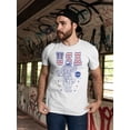 thumbnail image 2 of NASA Nasa Astronaut Usa Men T-Shirt, Male x-Large, 2 of 4