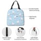 thumbnail image 4 of Easygdp Goose White Flowers Bolsa Térmica Premium - Tela Oxford Impermeable, Gran Capacidad, Bolsillo Frontal, Unisex para Trabajo, Escuela, Actividades al Aire Libre y Picnics, 4 of 8