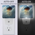 thumbnail image 2 of Jellyfish LED Square Night Lights: Energy-Efficient and Stylish Illumination Device for Bedrooms and Living Areas, Set of 2, 200 Characters., 2 of 6