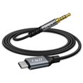 thumbnail image 1 of J&D Câble Auxiliaire USB‐C vers 3,5 mm, Audio Haute Fidélité avec Prise en Charge du Micro, Compatible avec iPhone, Samsung, Mac, PS5, 1 of 8