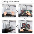 thumbnail image 5 of Yayeee Faucet Mat for Kitchen Sink 14.7" Diatomite Long Splash Guard Pad, Abstract Stripes, 5 of 7