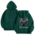 thumbnail image 2 of CONFREE Mens Hoodies Rose Prints Hoodies For Men Graphic Long Sleeve Casual Pullover Hooded Sweatshirts With Pockets, 2 of 8