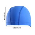 thumbnail image 2 of Gorro de natación impermeable KAIYANG con protección para los oídos azul, 2 of 5