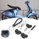 thumbnail image 5 of Llave De Hoja Sin Cortar Para Arranque De Motocicleta, Funda De Estilo De Fibra De Carbono Apta Para Vespa Piaggio 3VTE Fly 125 250 300 OTVIAP Uncut Ignition Key, 5 of 8
