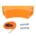 thumbnail image 2 of Cylinder Wall Mounted Bracket, Simple Installation  Strap Sturdy Structure Plastic Steel Gas Cylinder Holder Lightweight  For Laboratories Orange, 2 of 8
