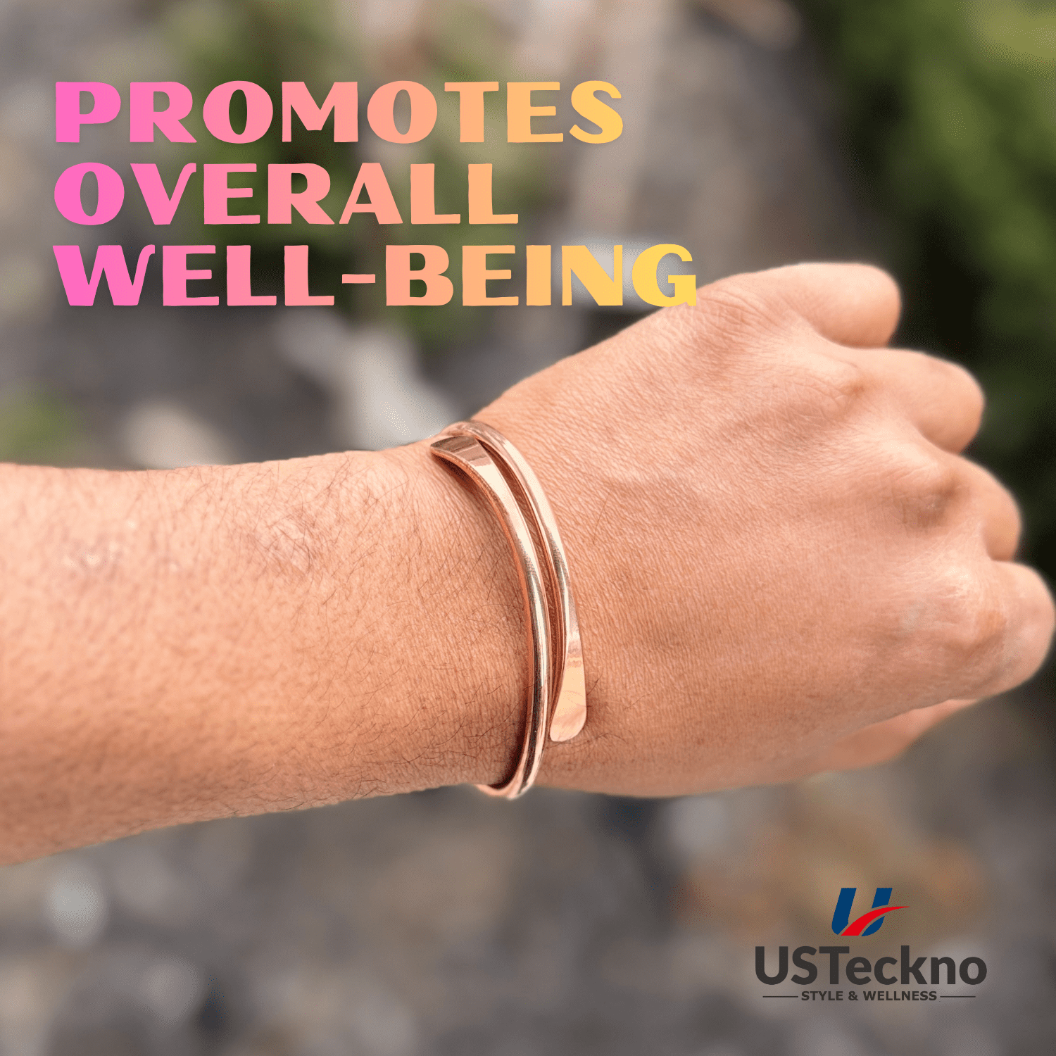 Hand Forged Unisex 100% Pure Copper Bracelet. Made with Premium Solid High Gauge Copper and Health benefits. Enhance your well-being in style!