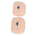 thumbnail image 2 of 1 par de modelos de ojos de silicona suave, 5D flexibles para practicar la sutura perforadora, instrucciones de enseñanza de maquillaje, globo ocular azul, 2 of 14
