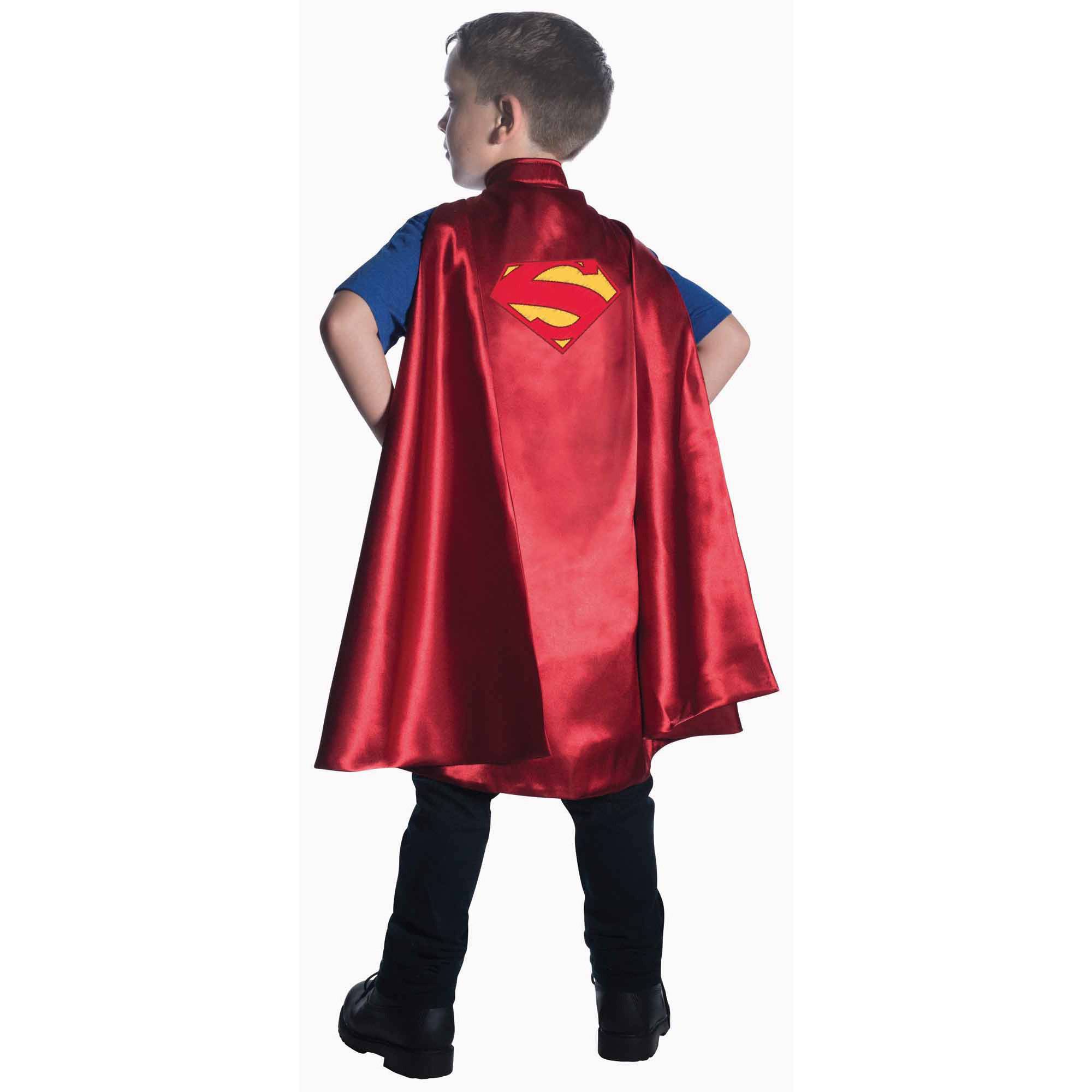 halloween cape boys 2 3 4 5 6 7 8 9  10 Years Birthday party favors dress up Reversible red Super Hero Costume Cape Lightning embroidery