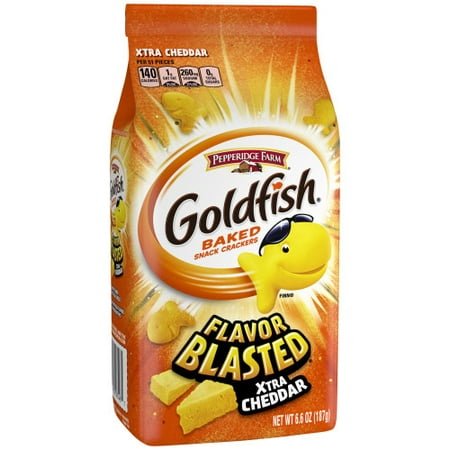 UPC 014100085485 product image for Pepperidge Farm Goldfish Flavor Blasted Xtra Cheddar Crackers, 6.6 oz. Bag | upcitemdb.com