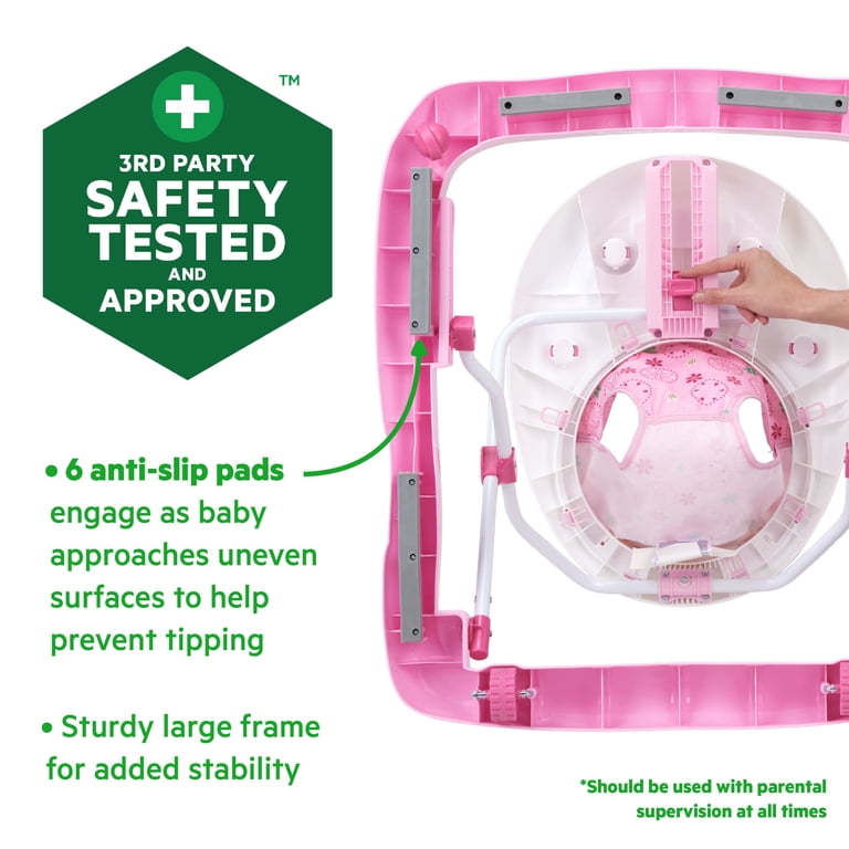 Bright Starts Adjustable Baby Walker with Activity Station