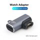 thumbnail image 1 of Adaptador de cargador portátil con conector de alimentación con orificio para cordón para Garmin Fenix ​​7/7S, 1 of 5
