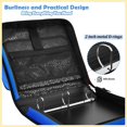 thumbnail image 4 of High Natural Light Printed Zipper Binder with Handle&Shoulder Strap 2 inch 3 Ring 500+300 Sheet Capacity File Folder Organizer, 4 of 8