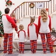 thumbnail image 4 of Conjuntos de pijamas navideños familiares a juego Grinch 2024, pijama de Grinch con parte superior y pantalones de pijama a cuadros, pijama de Grinch para niños y adultos para la familia, Hombres XXL, 4 of 5