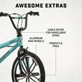 thumbnail image 6 of Mongoose Craze Kids BMX Bike, 20-in. Wheels, Kids Ages 6+, Black & Mint Child Bicycle, 6 of 11
