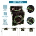 thumbnail image 6 of Table Runner - 48 Inch Long, Spring Botanical Kitchen Dining Table Runner Dresser Scarves, Garden Birds Floral Leaves Brown Wood Farmhouse Decor for Coffee Tables Wedding Party Banquet, 6 of 8