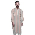 thumbnail image 2 of Atasi Printed Mandarin Collar Casual Kurta Ethnic Shirt Long Asymmertic Kurta, 2 of 6