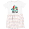 thumbnail image 3 of Inktastic Have a Mermaid Christmas with Crab and Seashell Girls Toddler Dress, 3 of 5