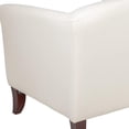 thumbnail image 6 of Scranton & Co Modern LeatherSoft Sloping Arms Loveseat in White, 6 of 7
