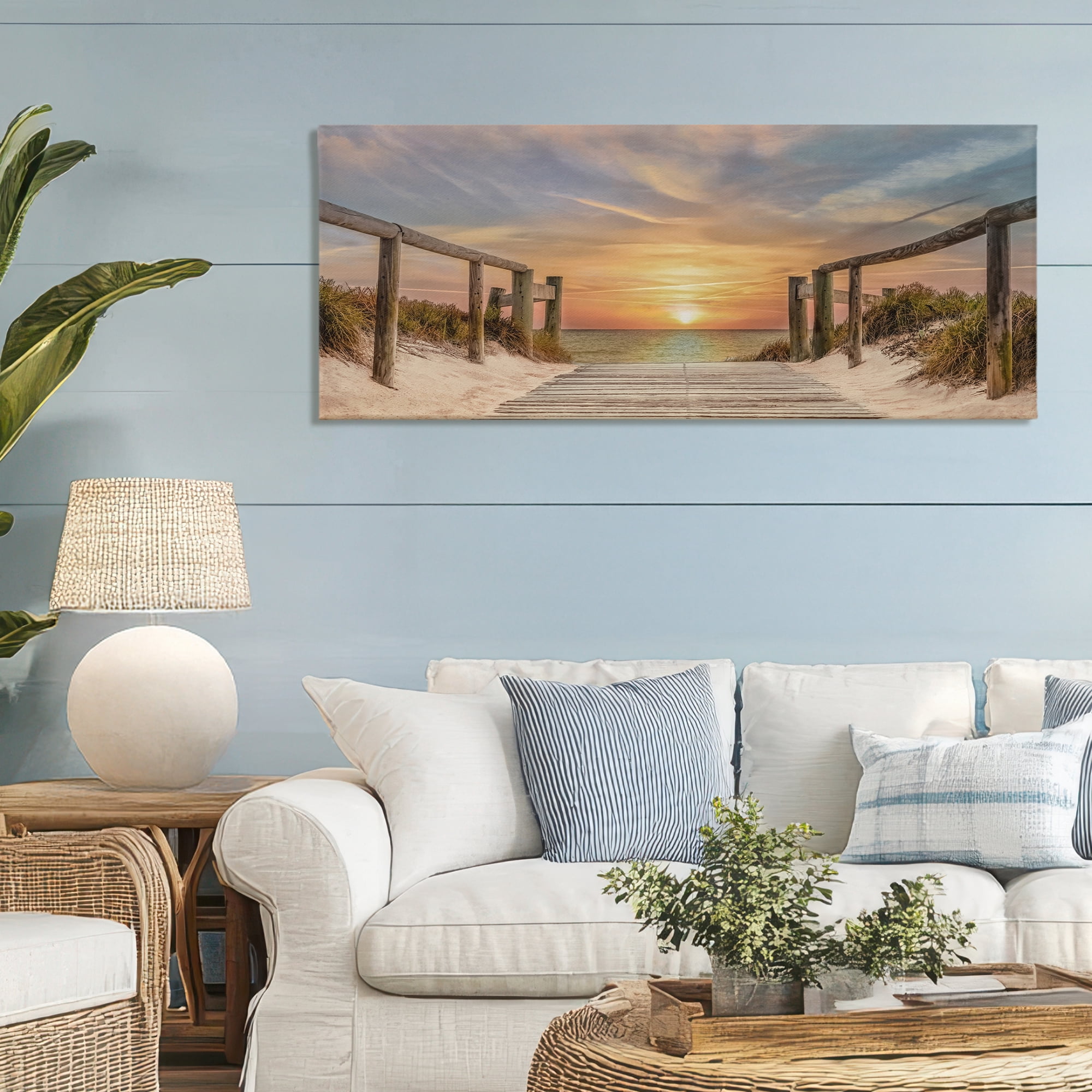 Stupell Industries Pathway To Sunset Canvas Wall Art, design by Mike Caliascibetta