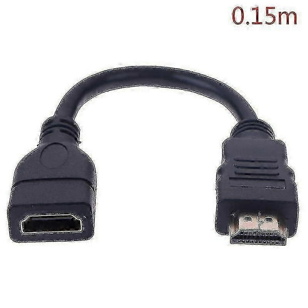 1pc 15cm/30cm Hdmi Male To Female Extension Cable Hdmi Protector Extender Cord