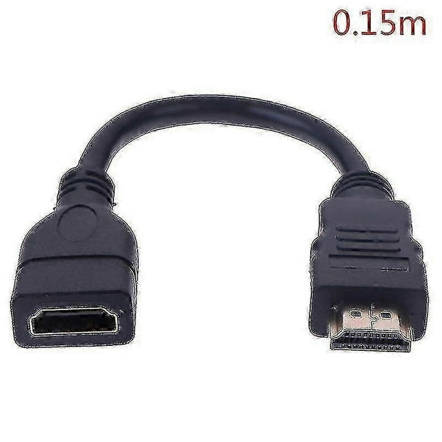1pc 15cm/30cm Hdmi Male To Female Extension Cable Hdmi Protector Extender Cord