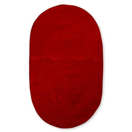 Seed Sprout - Chenille Braided Rug, Red