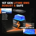 thumbnail image 5 of LiTime 4 Pack 12V 100Ah RV Lithium Battery Group 24 LiFePO4 Battery up to 15000 Cycles for RV Solar, 5 of 7