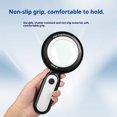 thumbnail image 2 of Magnifying Glass with Light, 10X 30X Handheld Large Magnifying Glass LED Cold and Warm Light with 3 Modes, Illuminated Lighted Magnifier for Seniors Reading, Coins, Jewelry, 2 of 5