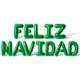 thumbnail image 1 of Globos con letras «Feliz Navidad», 40 cm, lámina de mylar, color verde, 1 of 5