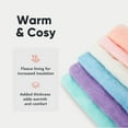 thumbnail image 3 of Extra Warm Women's Bed Socks - 6-pack In Pastel Colours, Size Uk 4-8, 3 of 5