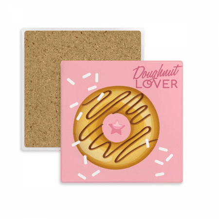 

Lover Western Dessert Food Square Coaster Cup Mat Mug Subplate Holder Insulation Stone