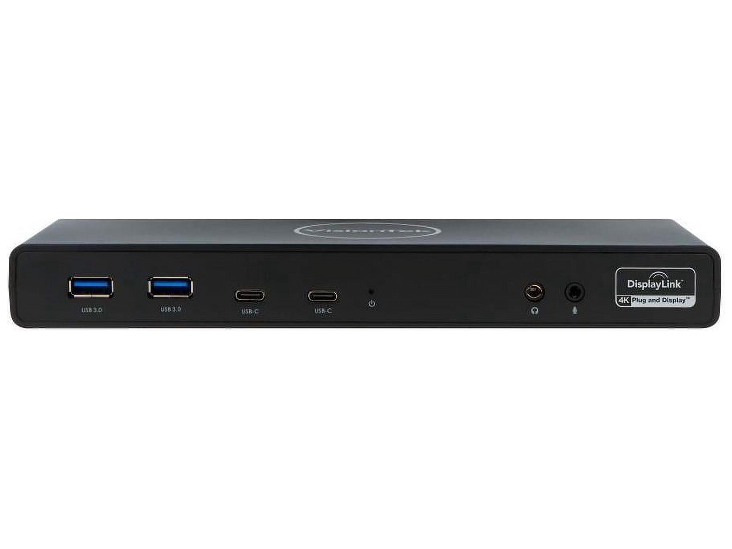 VisionTek VT4510 Dual Display 4K USB 3.0 & USB-C Docking Station