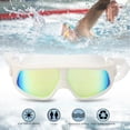 thumbnail image 4 of Antifog Swimming Goggles, Removable Design Swimming Goggles Effective Waterproof Nylon Elastic Belt Windproof Dustproof  For Sports White, 4 of 8