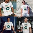 thumbnail image 3 of Greenyef Graphics I Paused My Game to Be Here Video Gamer Gift for Men Teenagers Gaming Funny Graphic T-Shirt Style-28 (White, Medium), 3 of 6