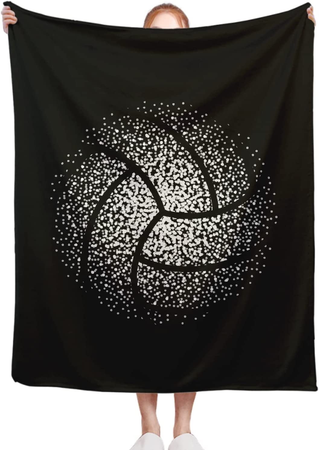 Volleyball Blanket, Sport Flannel Lightweight Soft Cozy Throw Blankets