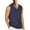 Dark Blue, variant on uikmnh Tank Tops Men,Solid Color Mens Loose Vest V Neck Mens Vest Simple Casual Style,T Shirt Vest,Mens Tank Top(Color:Blue,Size:S)