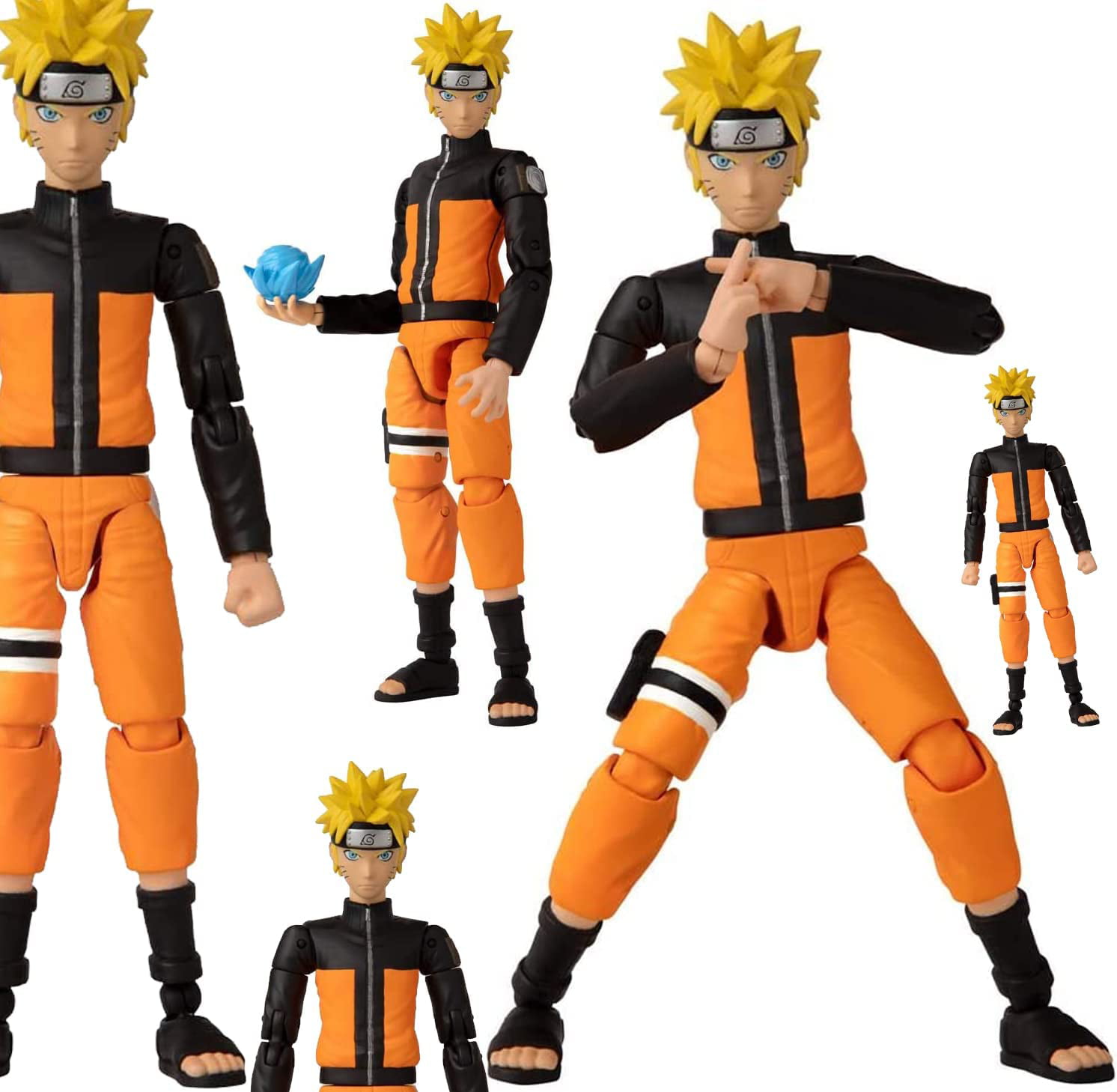 Mega Combo Naruto Action Figure + Polaroide Anime Bonecos Novo