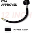 thumbnail image 4 of shiyou-12 Inch RV Propane Pigtail Hose with 1/4 Inch Male Inverted Flare Fitting,for Standard Two-Stage Regulator, 2PACKS…, 4 of 4