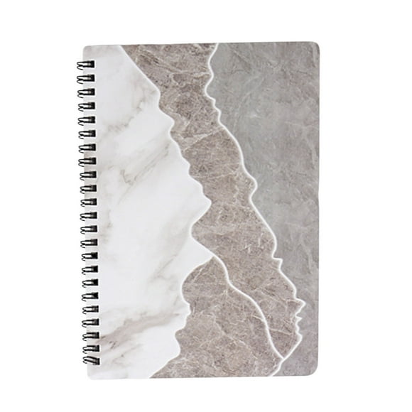 Cuaderno de Espiral, Papel Rayado, Páginas Gruesas, con Encuadernación Duradera, Tamaño de 21 x 14 cm, para Escuela, Oficina o Uso Personal.