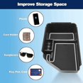 thumbnail image 5 of Center Console Tray Compatible 2022+ Kia Ev6 Armrest Storage Box, White, 5 of 5