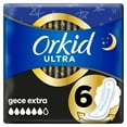 thumbnail image 1 of Orkid Ultra Night Extra (Size 4) Winged Hygienic Pad 6 Pads, 1 of 1