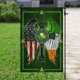 thumbnail image 5 of Bandera irlandesa estadounidense, bandera para casa (75,5 x 99,5 cm) - Banderas de EE. UU. para casa y jardín, poliéster premium - Banderas decorativas para exteriores, 5 of 8