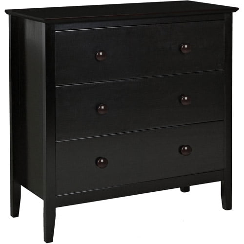 Solid Pine 3 Drawer Dresser Walmart Com Walmart Com