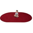 thumbnail image 5 of Endurance 6' x 9' Oval Area Rug in color Burgundy, 5 of 5