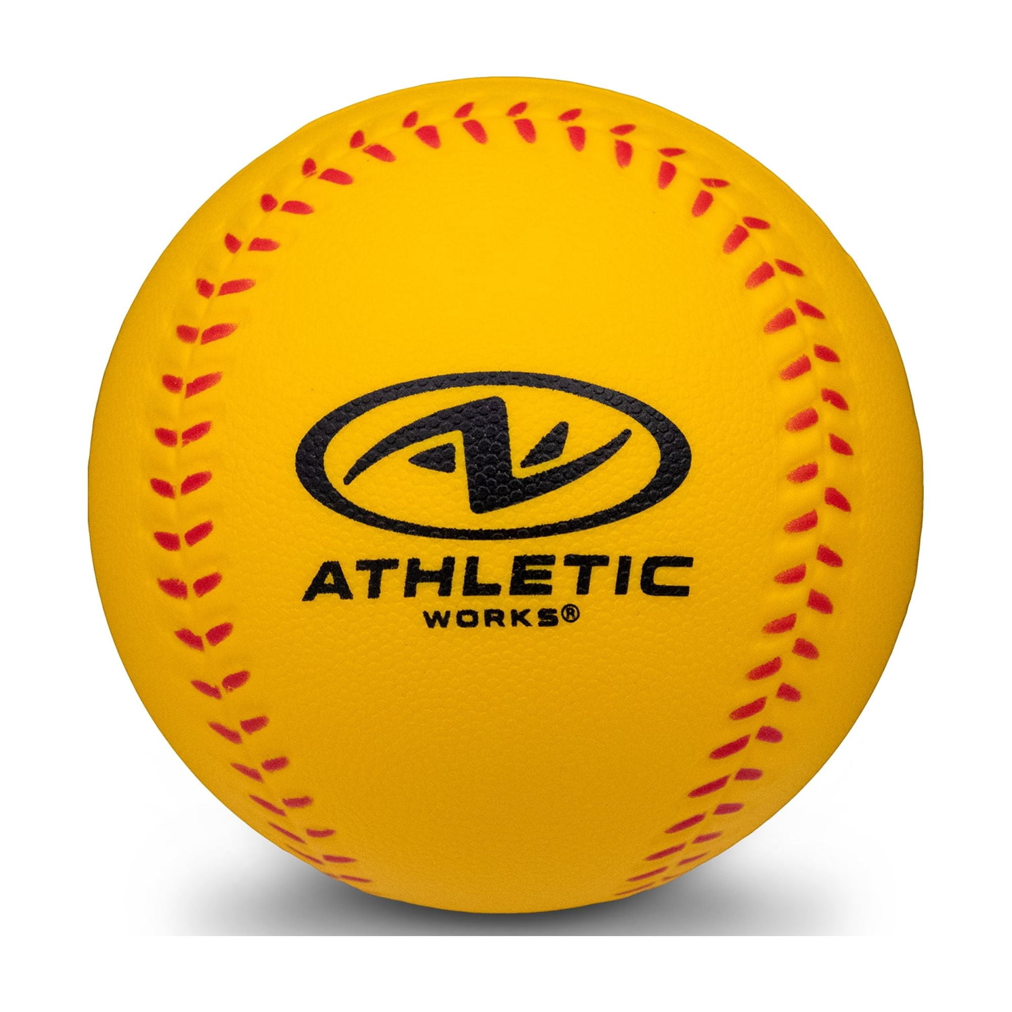 Athletic Works Foam Practice Baseballs, 6 Pack, 9 in Circumference